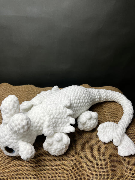 Crochet night and light fury dragons