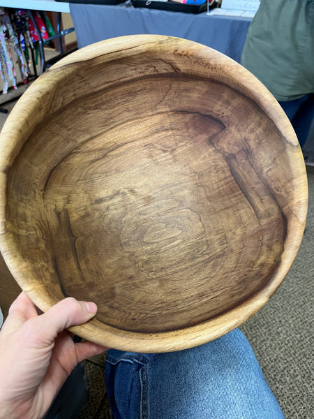 Poplar salad bowl large