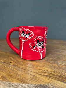 Small Poppy Mugs