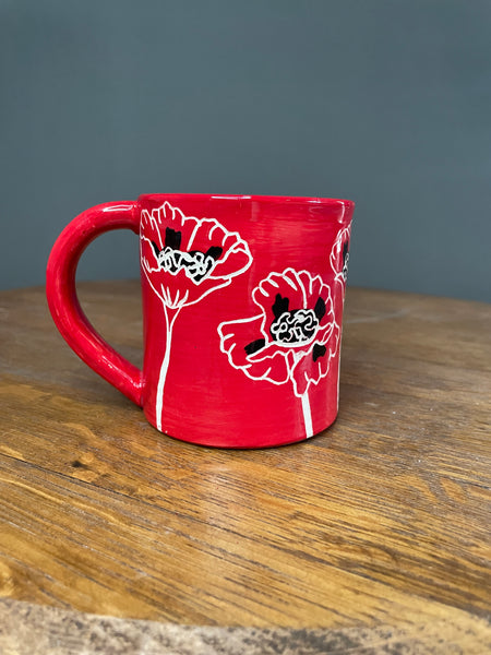 Small Poppy Mugs