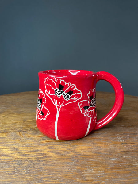 Small Poppy Mugs